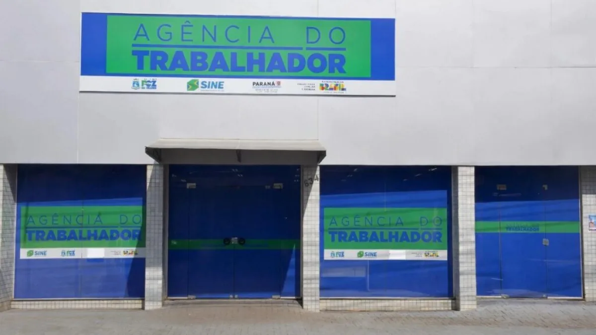 Agência do Trabalhador de Foz anuncia 706 vagas em 132 funções nesta segunda-feira