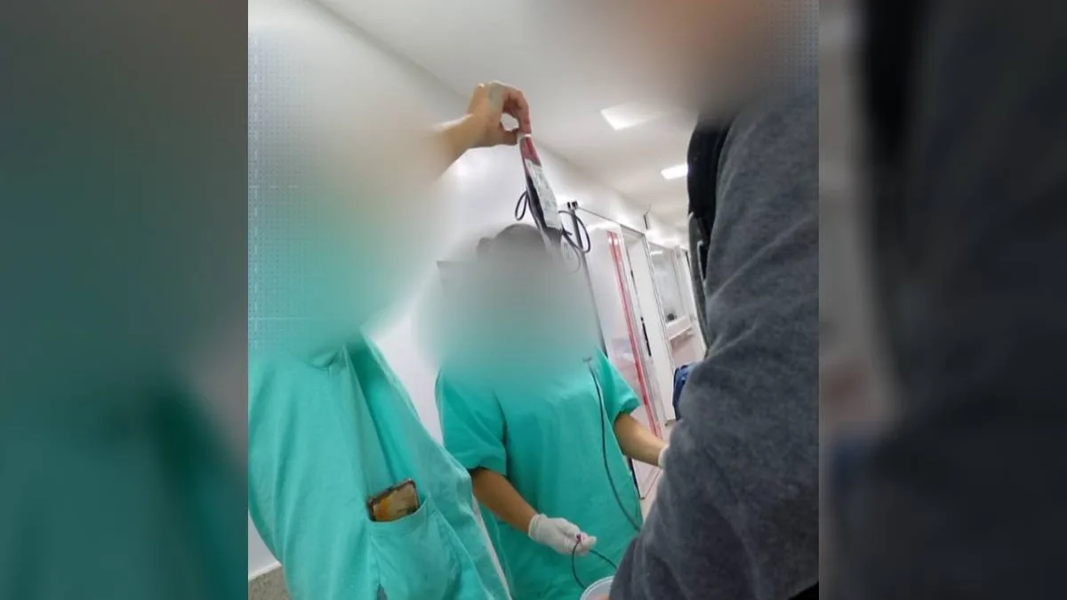 Paciente tem reação durante transfusão na Santa Casa de Londrina, e família denuncia uso de sangue incompatível