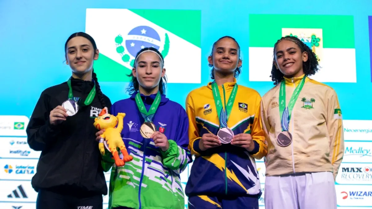 Paraná soma 34 medalhas e fica em 2º nos Jogos da Juventude em Foz
