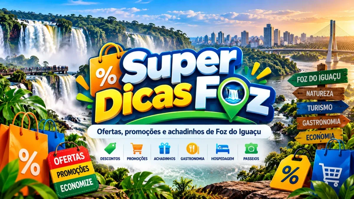 Super Dicas Foz reúne promoções de empresas de Foz do Iguaçu