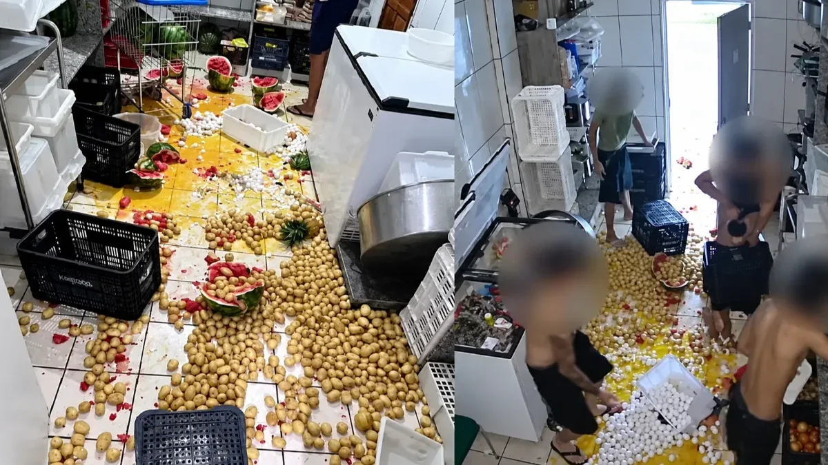 Invasão em escola de Foz termina com 400 ovos e alimentos da merenda destruídos