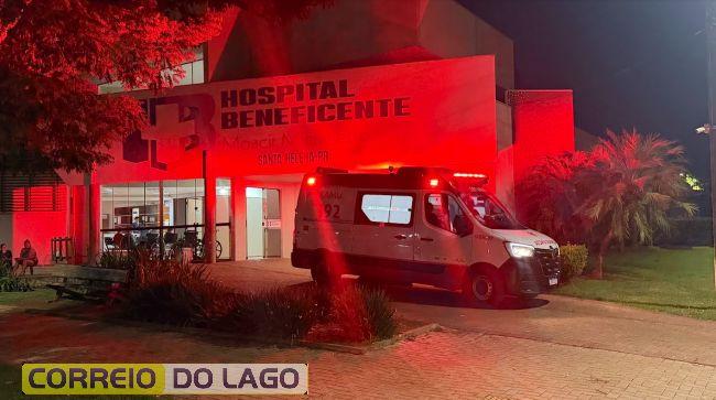 Capotamento deixa homem gravemente ferido na PR-495 entre Santa Helena e Entre Rios do Oeste