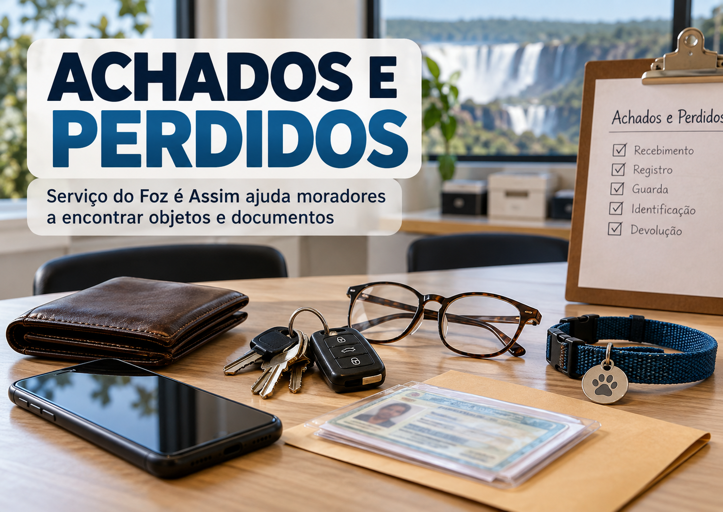 Perdeu ou encontrou algo em Foz? Portal reúne achados e perdidos em um só lugar