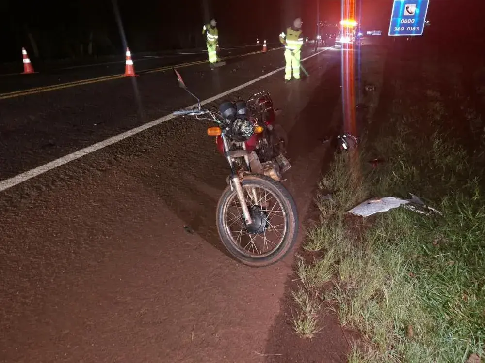 Motociclista morre após queda e atropelamento na BR-369, em Cascavel