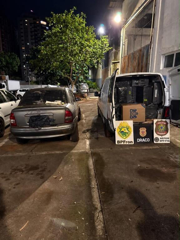 Polícia apreende cerca de 40 mil maços de cigarros do Paraguai no Lago de Itaipu