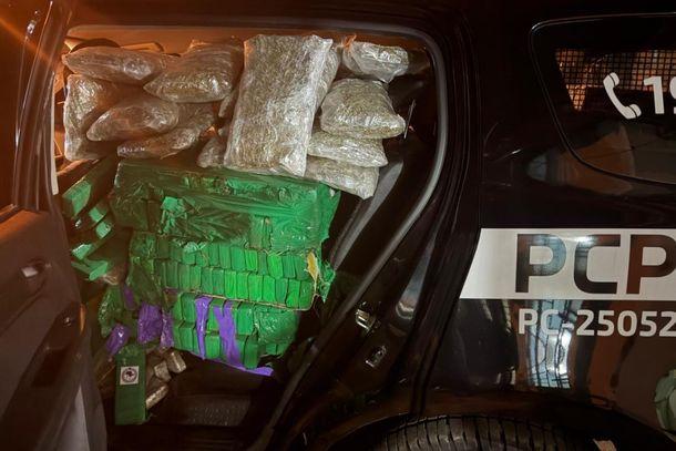 Polícia apreende 825 kg de maconha em casa no Porto Meira; jovem de 19 anos é preso