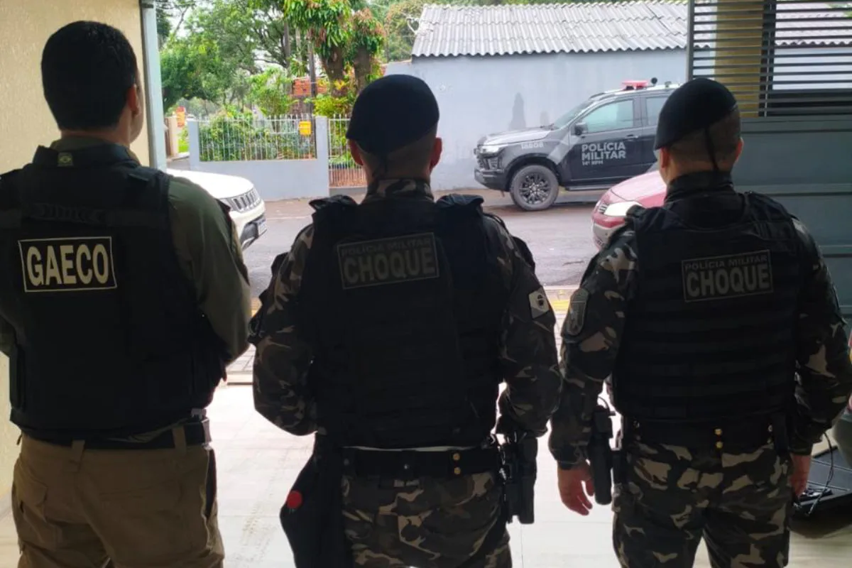 Operação do Gaeco contra suspeitos ligados ao PCC prende quatro e mira 15 investigados em Foz e São Paulo