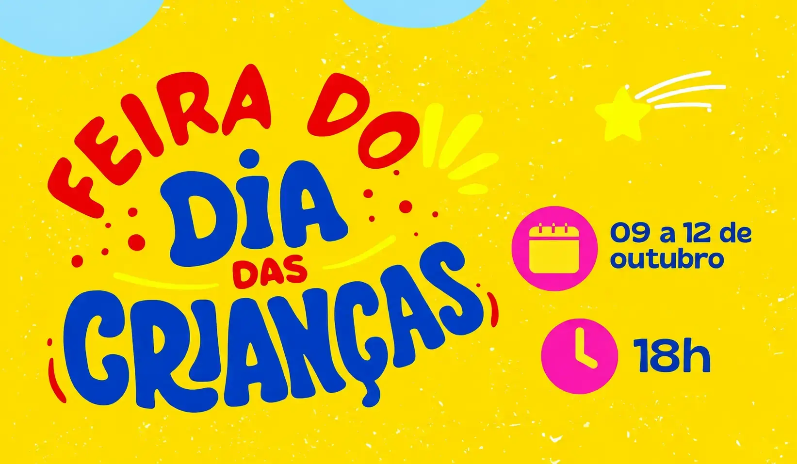 Feira do Dia das Crianças na Praça da Paz
