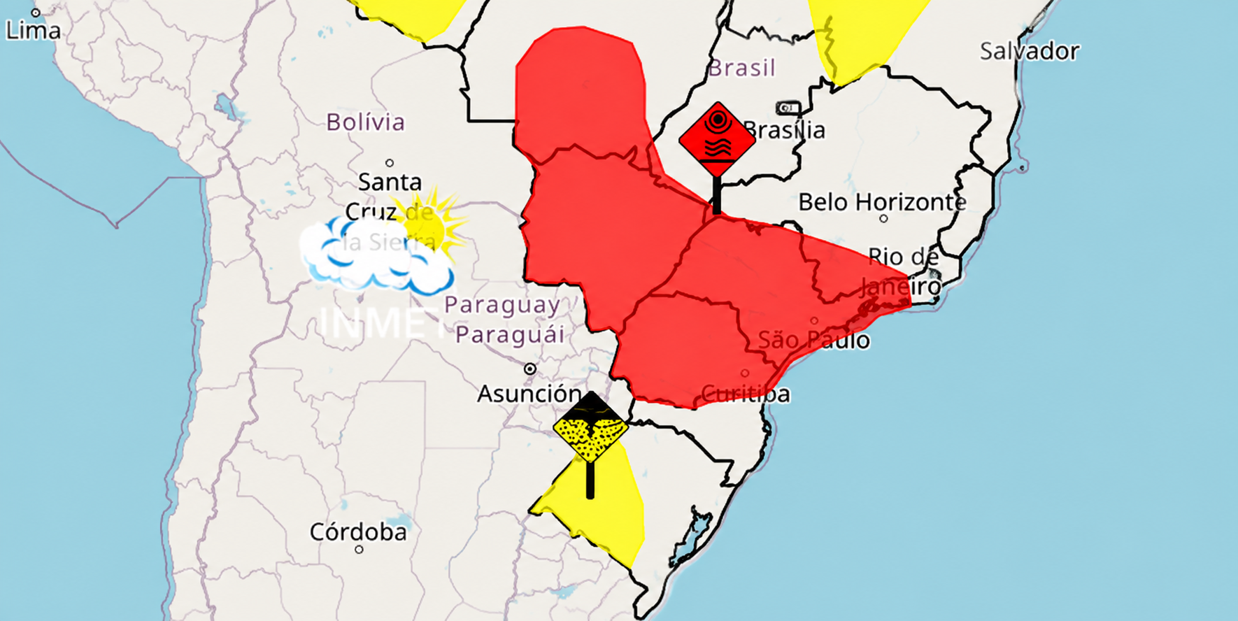 Foz segue sob alerta vermelho de onda de calor e pode chegar aos 37°C nesta segunda