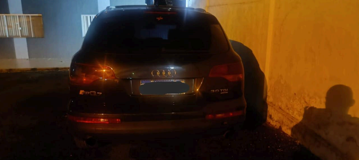 Veículo com placas paraguaias roubado é recuperado no bairro Jupira, em Foz