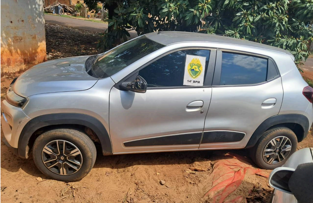 Renault Kwid com alerta de furto ou roubo e placa adulterada é recuperado no Cidade Nova