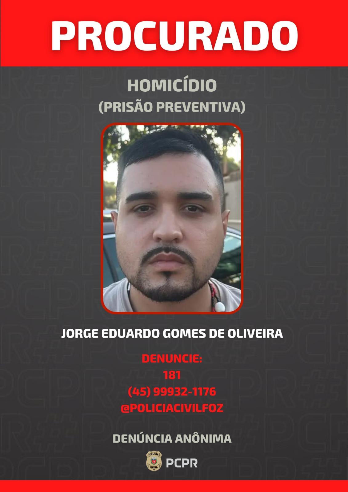 Polícia divulga fotos de dois foragidos investigados por ataque que deixou um morto e dois feridos em Foz