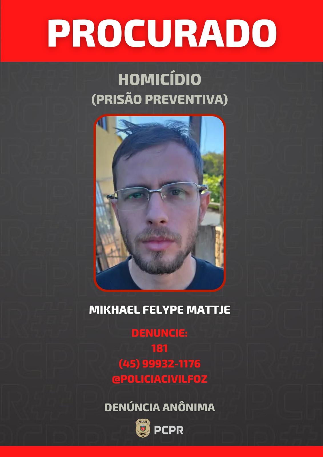 Polícia divulga fotos de dois foragidos investigados por ataque que deixou um morto e dois feridos em Foz