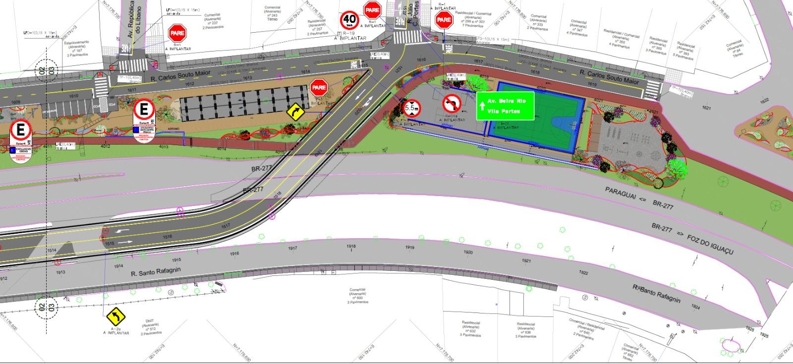 Foz abre licitação de R$ 17,7 milhões para trincheira sob a BR-277 entre Jupira e Vila Portes