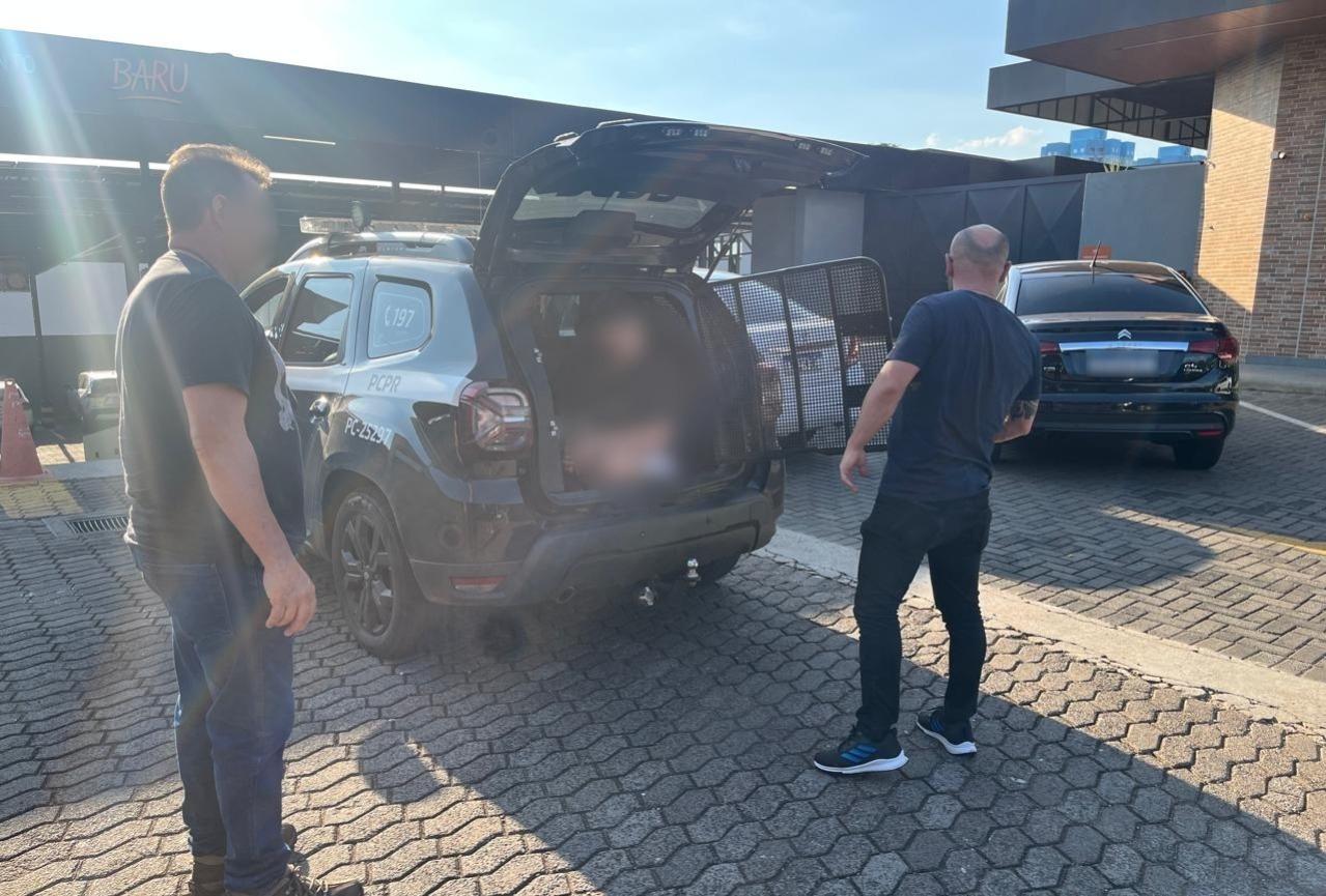 PCPR prende em Foz paraguaio apontado como líder de grupo especializado em furtos de veículos