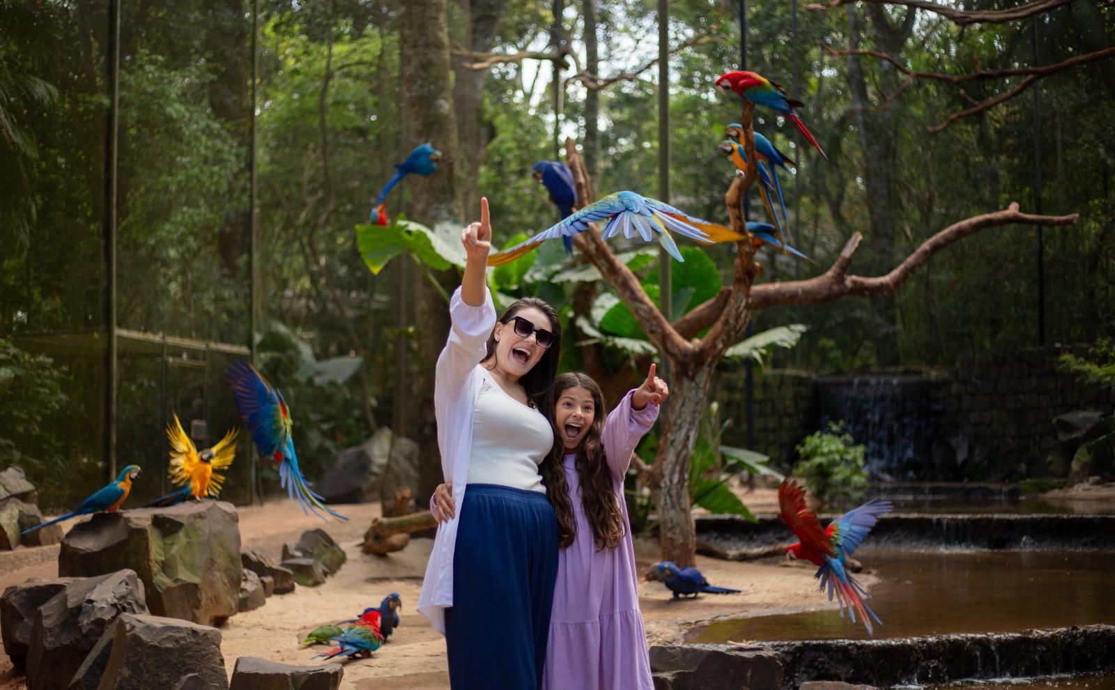 Parque das Aves oferece entrada gratuita para moradores de Foz durante todo o mês de outubro