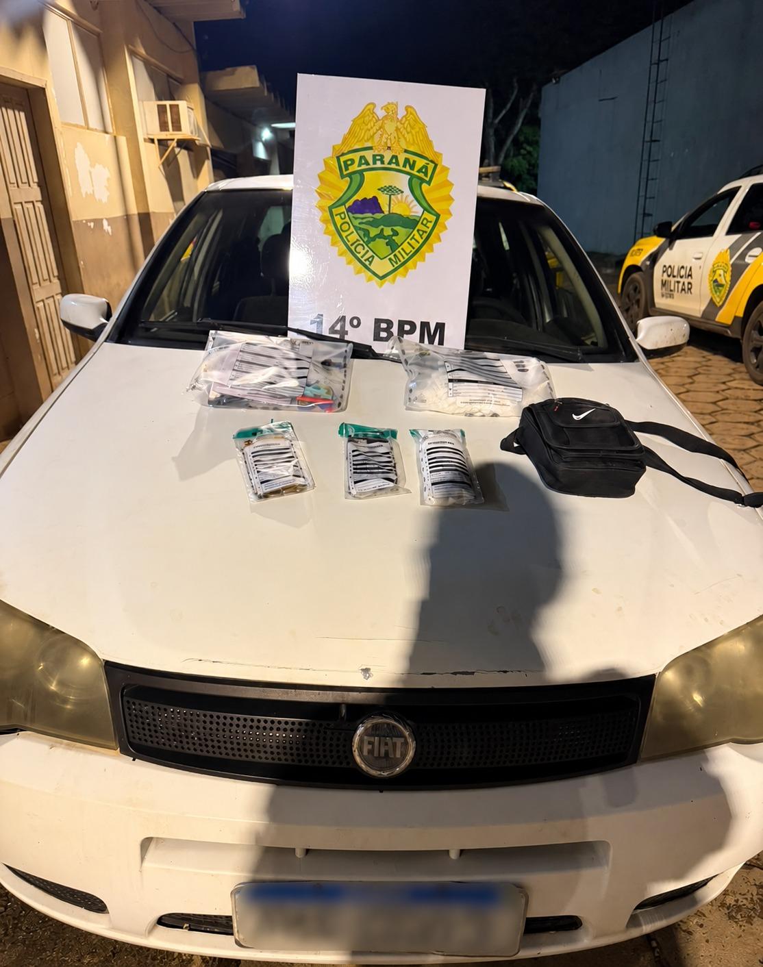 Homem é preso com 325 gramas de cocaína e R$ 810 em Foz do Iguaçu
