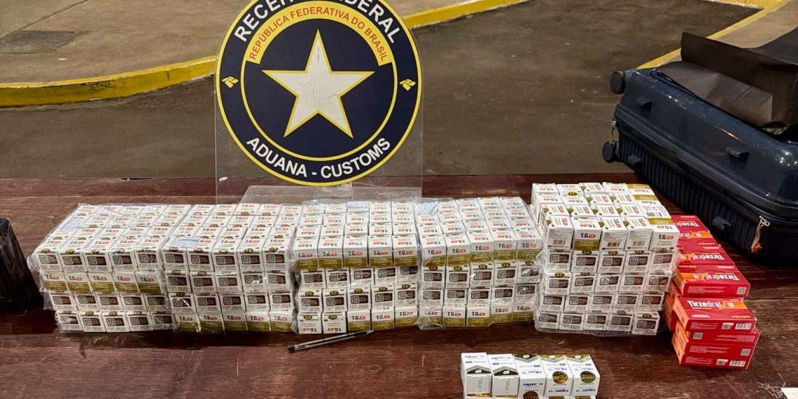 Receita apreende 1.816 ampolas de tirzepatida avaliadas em R$ 200 mil na Ponte da Amizade